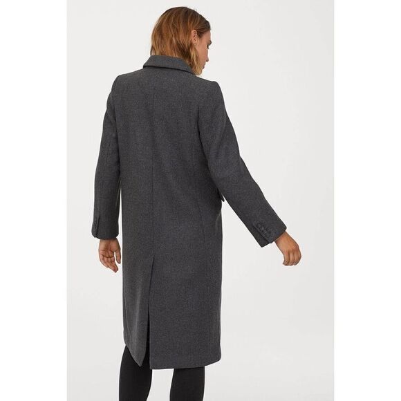 62% Wool Coat Premium Collection H&M - Picture 4 of 5